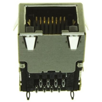 RJ45 モジュラーコネクタ メス RJ45コネクタ スルーホール Cat5 1セット 40個入 - TE CONNECTIVITY