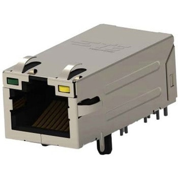 RJ45 モジュラーコネクタ メス RJ45コネクタ スルーホール Cat5e - TE Connectivity Japan(旧:TYCOELECTRONICS(タイコエレクトロニクス))
