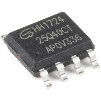 Serial Flash Memory - GD25Q40CTIGR 4Mb， 120MHz SPARKFUN