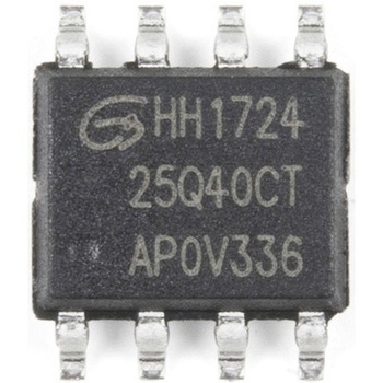 Serial Flash Memory - GD25Q40CTIGR 4Mb， 120MHz SPARKFUN