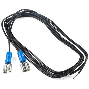 Spade Connector Wire - 3ft， Female 2 Pack SPARKFUN