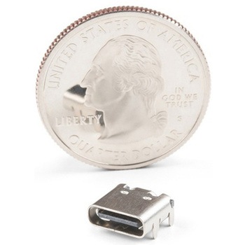 USB Female Type C Connector SPARKFUN