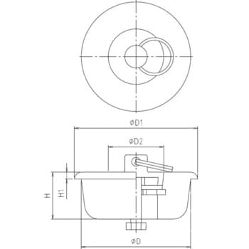 M43GE 二重フタゴム栓 1個 ミヤコ 【通販サイトMonotaRO】