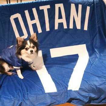 MLB公認 ドジャース大谷翔平選手モデル プラッシュブランケット ファンタジーワールド