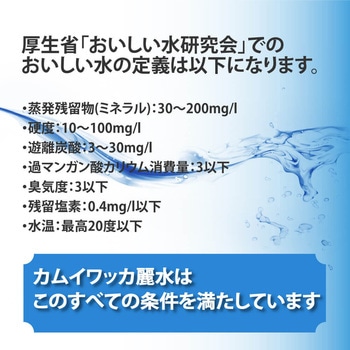 15年保存水カムイワッカ麗水 ジャパンミネラル