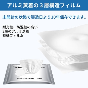10年保存ウェットティッシュ EVERSAFE