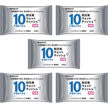 10年保存ウェットティッシュ EVERSAFE