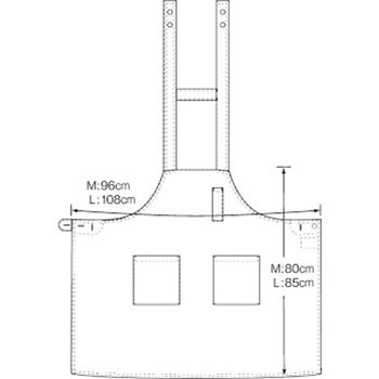 胸当てエプロン KAZEN