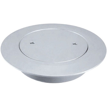 ツバ付掃除口 つや消メッキ ミヤコ