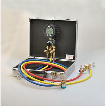 R1234yf用デジタルディテクターマニホールドセット プロステップ