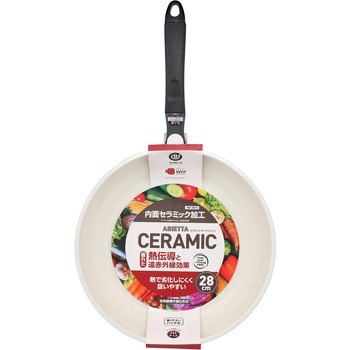 アリエッタセラミック IHフライパン リブプラス