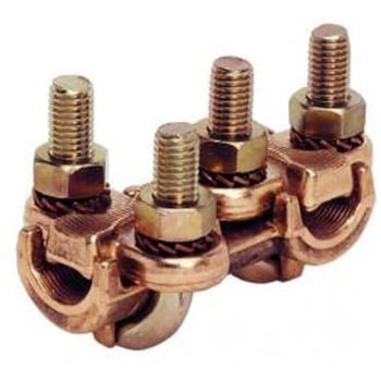 ケーブル結合クランプ 真鍮製 Max. Conductor Size 70 mm2 1箱 10個入 MECATRACTION