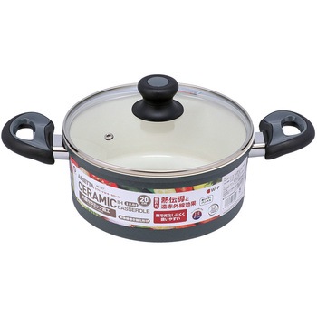 アリエッタセラミック IHキャセロール リブプラス