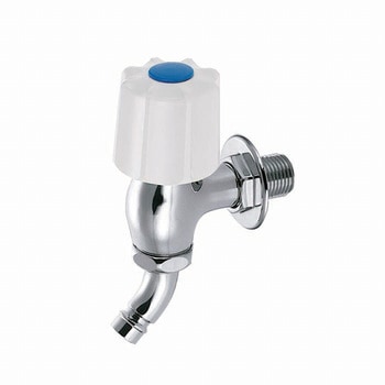 洗濯機用コンパクト水栓J型 ミヤコ