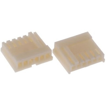 コネクタハウジング 6極 ピッチ：2.5mm 1列 1袋 1000個入 TE CONNECTIVITY