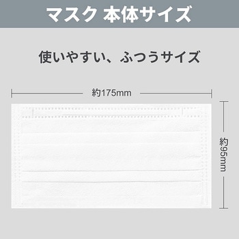 サージカルマスク 個包装 ふつうサイズ WHITE 医療用 1500枚入 RAMEDICO