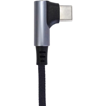 L型イヤホン変換アダプターケーブル(Φ3.5→Type-C) - エアージェイ