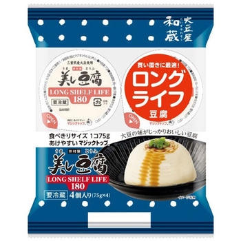 [冷蔵]4個入り 美し豆腐 LONG SHELF LIFE 180【ロングライフ】 井村屋