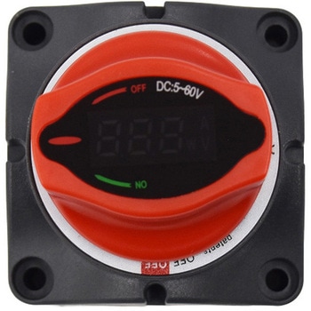 デジタル電圧計付きメインスイッチ マリンテック