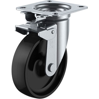 JK型 自在車(フェノール車輪・ダブルベアリング)旋回固定式 ユーエイキャスター