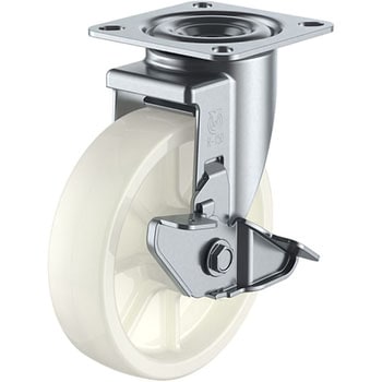 ナイロンキャスター RJ2シリーズ 自在式ストッパー付 ユーエイキャスター