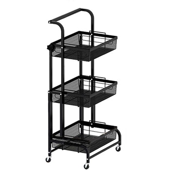 キッチンワゴン ブラック - 万方商事