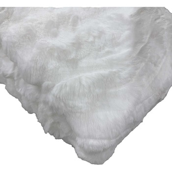 ふわとろブランケット ホワイト 180×200cm 万方商事
