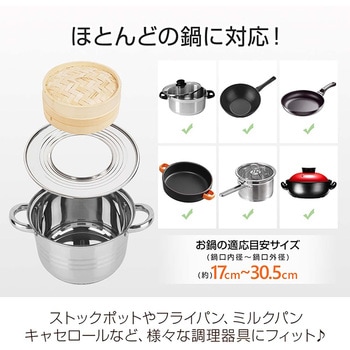 中華せいろ 21cm 5点セット 万方商事