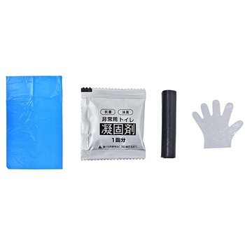 簡易トイレ用 凝固剤セット 60回分 万方商事