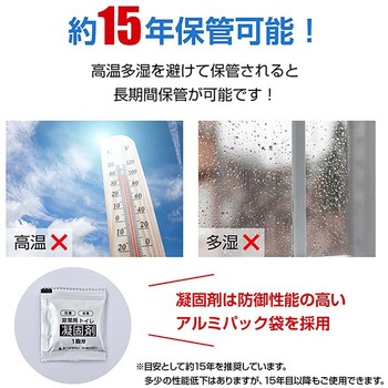 簡易トイレ用 凝固剤セット 60回分 万方商事