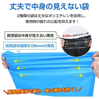 簡易トイレグッズ 60回分 万方商事