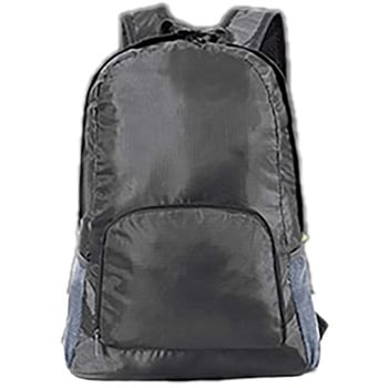 折りたたみ式バックパック ブラック - 万方商事