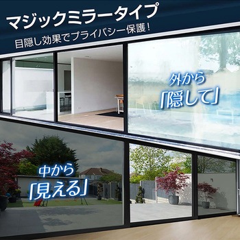 ガラスフィルム2枚セット 防犯飛散防止 ブルー - 万方商事