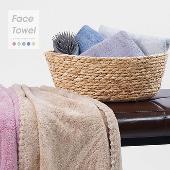 フェイスタオル 5色セット 万方商事