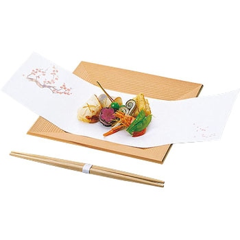 木曽杉・四方皿(FP塗装加工) 用美(ヤマコー)