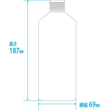 ワンタッチキャプ付きK投薬瓶(プリント目盛り) 金鵄製作所