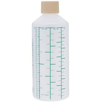 セーフティキャップ付きK投薬瓶(プリント目盛り) 金鵄製作所