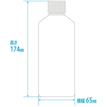 セーフティキャップ付きK投薬瓶(プリント目盛り) 金鵄製作所