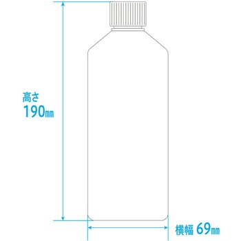 セーフティキャップ付きK投薬瓶(プリント目盛り) 金鵄製作所