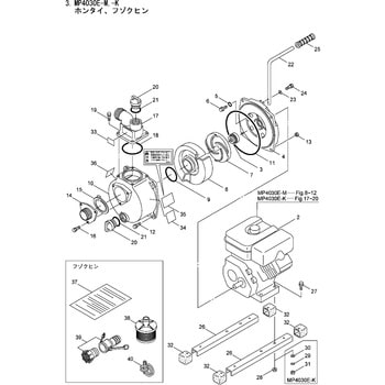 546295 MP4030E-K 本体，付属品部品 トリアツカイセツメイシヨ 1個 