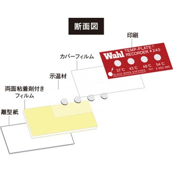 テンプ・プレート 4点表示 Wahl(ウォール)