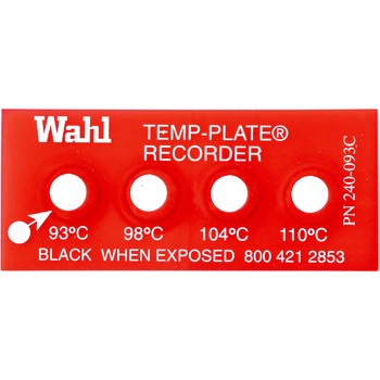 テンプ・プレート 4点表示 Wahl(ウォール)