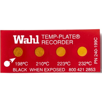 テンプ・プレート 4点表示 Wahl(ウォール)