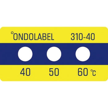 ONDOLABEL 温度ラベル 3点表示 ミクロン
