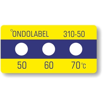 ONDOLABEL 温度ラベル 3点表示 ミクロン