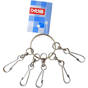 リングキーホルダー WAKI(和気産業)