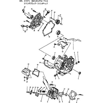 595535 MP8010E-5M332054 シリンダブロック，シリンダヘッド部品