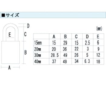 COMBINASION PADLOCK 4段番号錠 No.150 ガードロック