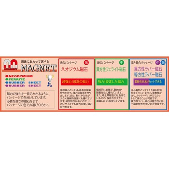 マグネット異方性 ヨーク付 丸 WAKI(和気産業) 実験研究用