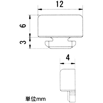 フィット棚支柱用エンドキャップ WAKI